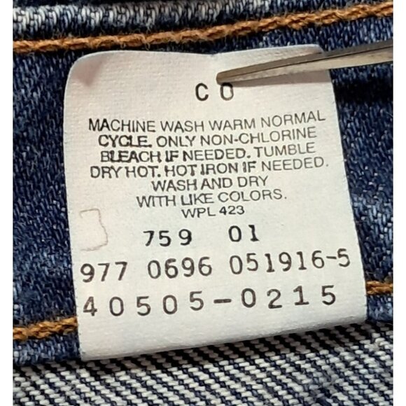 Levis 505 Jeans Mens Tagged 34 x 30 Orange Tab Regular Fit Straight Leg Jeans - Picture 8 of 16